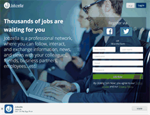 Tablet Screenshot of jobzella.com